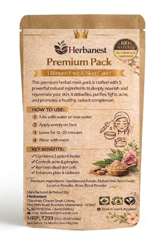 Herbanest Premium Glow Multani Mitti