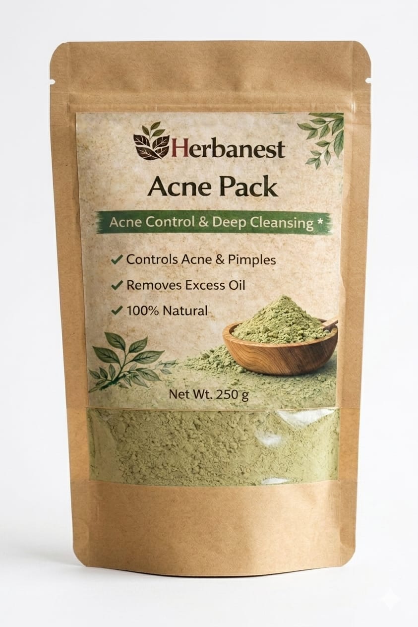 Herbanest Acne Care Pack – Neem, Chandan & Multani Mitti