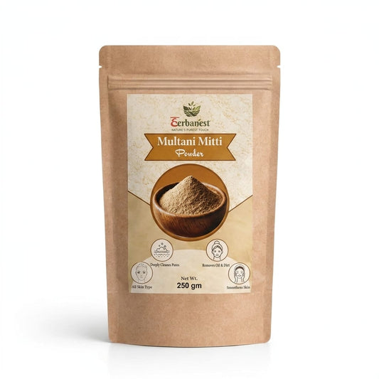Herbanest-Pure Multani Mitti – Natural Face & Hair Care Clay